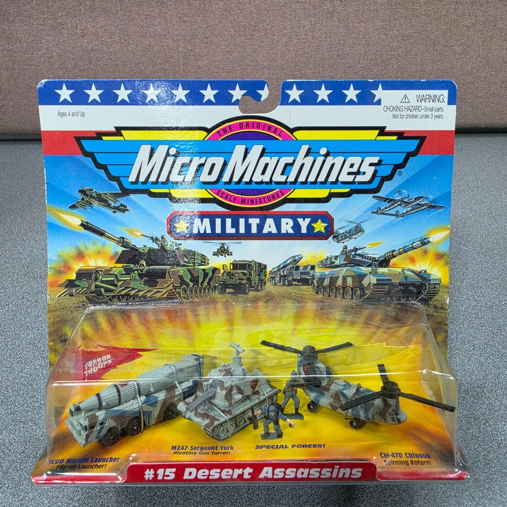Micro Machines Military #15 Desert Assassins Set NIB Galoob Vintage Camo NEW